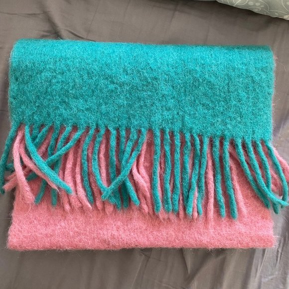 Acne Studios Kelow Mohair Ombre Scarf Dip Dye - Picture 3 of 8